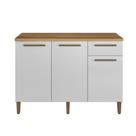 Balcão Titanium 3 Portas Arte Móveis Cor:Branco