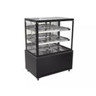 Balcão Vitrine Aquecida 1m Prime Preto PBV10 Venâncio 220V