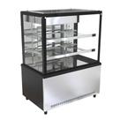 Balcão Vitrine Caixa 1,00 Metro Prime Inox PBV10C 220V - Venâncio