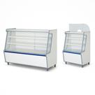 Balcão Vitrine Seco Art 120 Caixa 70 Branco Kit2pç Fx Azul