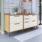 Balcões de Cozinha 100% Mdf 3 Portas Basculantes 4 Gavetas e Tampos 200cm Vicenza Espresso Móveis Balcões de Cozinha 100% Mdf 3 Portas Basculantes 4 Gavetas e Tampos 200cm Vicenza Espresso Móveis