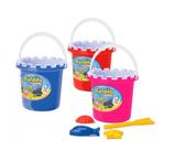 Baldão de Praia Azul/Vermelho/Rosa 0205 - Cardoso Toys