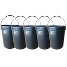 Balde 16L Reciclado Grande - 5 Pçs