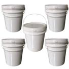 Balde 5L Com Alça Para Por Comida 5 Pçs