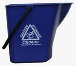 Balde Azul com Alça de 16 Litros para Limpeza Profissional