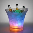 Balde Bebidas Led Caixa Som Integrada Portatil Festas Lazer Design Moderno Casa Comércio Balada Eventos Presente