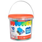 Balde Blocks Kids 40 Peças Laranja - Map Toy