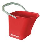 Balde bralimpia 15l c alca vermelho