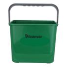 Balde bralimpia 4 l verde com alca limpeza e higiene