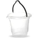 Balde c/ Alça em Plástico 13,5l - TRANSPARENTE