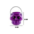Balde caveira kids roxa 899525 brasilflex