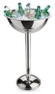 Balde Champanheira Aço Inox Pedestal Alto 12L Grande Forma
