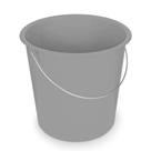 Balde Com Alças 10l Plasvale Cinza