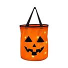 Balde De Abóbora LED De Halloween Dobrável Para Doces 1-40 Peças - Recipiente Para Doçura Ou