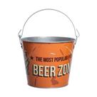 Balde de cerveja Beer Zone metal Laranja 5L -Dynasty