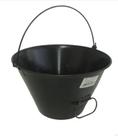 Balde de Chapa Preto Obra Pedreiro 10 Litros