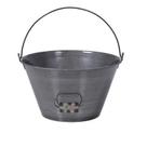 Balde de Chapa Verniz para Pedreiro 10 Litros - Diâmetro 32cm Profundidade 17cm
