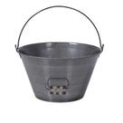Balde De Chapa Verniz Para Pedreiro 10 Litros - Diâmetro 32cm Profundidade 17cm