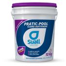 Balde de Cloro Aditivado Multiação Pratic Pool 10Kg Suall Piscina