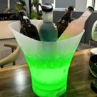 Balde de Gelo 6,5L Caixa de Som Música Bluetooth USB Luz LED Dia dos Pais Aniversário Festas Eventos Churrasco Decoração Bebidas