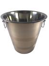Balde de gelo champanhe 4,5 litros com argolas inox rosie