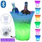 Balde De Gelo Com Caixa De Som Led Rgb Bluetooth Altomex AL-8707