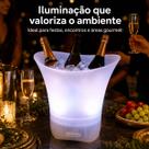 Balde De Gelo Com Led Colorido E Caixa De Som Bluetooth Balde De Gelo Com Led Colorido E Caixa De Som Bluetooth