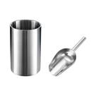 Balde De Gelo De Aço Inoxidável Com Isolamento Duplo De 1600ML, Portátil Para Bebidas De Verão,