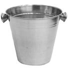 Balde De Gelo De Inox Redondo Com Alça 1200ml 13x14,1cm De Ø