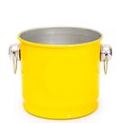 Balde de Gelo e Cerveja Térmico em Alumínio 12L Grande - Amarelo
