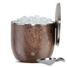 Balde de Gelo SNOWFOX XL Premium com Isolamento a Vácuo 7L Nogal Escuro