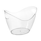 Balde De Gelo Transparente Grande De 4L Com Alça Para Vinho, Champanhe, Cerveja E Bebidas - Ideal Balde De Gelo Transparente Grande De 4L Com Alça Para Vinho, Champanhe, Cerveja E Bebidas - Ideal