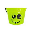 Balde de Halloween Caldeirão de Bruxa Doces Com Alça 14 cm