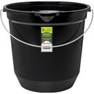 Balde de Limpeza Multiuso 7,5L Com Alça Eco Preto Resistente
