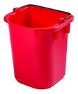Balde de limpeza Rubbermaid Commercial 5L vermelho com bico e alça Balde de limpeza Rubbermaid Commercial 5L vermelho com bico e alça