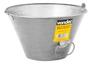 Balde de Metal 10l para Pedreiro Aço Vonder