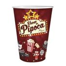 Balde de Pipoca MEDIO 15cm - Plástico 2 Litros Cinema Filme Família Amigos - PANAMI
