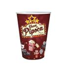 Balde De Pipoca Plástico 18 Cm Cinema Filme Família Amigos Balde De Pipoca Plástico 18 Cm Cinema Filme Família Amigos
