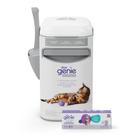 Balde de platina Litter Genie em aço inoxidável com 1 recarga