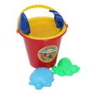 Balde De Praia Infantil Para Castelo Com 2 Formas Resistente