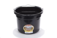 Balde de ração animal Little Giant 7,6 L de plástico preto