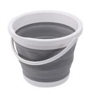Balde Dobrável 10 Litros Retrátil Silicone Flexível Limpeza Casa Lavanderia