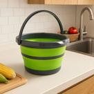 Balde Dobrável Bacia Cesto Lavanderia Roupas Limpeza Casa Camping Recipiente Guarda Balde Dobrável Bacia Cesto Lavanderia Roupas Limpeza Casa Camping Recipiente Guarda