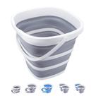 Balde dobrável Craftend 10L 2,6 galões sem BPA cinza