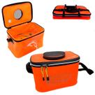 Balde Dobravel Pesca Isca Viva Oxigenador Caixa Eva 35cm