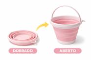 Balde Dobravel Retratil Com Alça de 3 Litros Balde Dobravel Retratil Com Alça de 3 Litros
