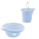 Balde e Bacia Fofura Azul Adoleta Balde e Bacia Fofura Azul Adoleta