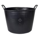 Balde Flexível Inquebrável Durabilidade Garantida 40 Litros Rubi Todo tipo de uso Cesto de roupas Jardinagem Construção Civil Agricultura