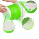 Balde flexivel silicone dobravel portátil mop 10l grande