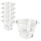 Balde Gelo Acrílico Cerveja Champanhe Bebida 4250ml Kit 6pçs